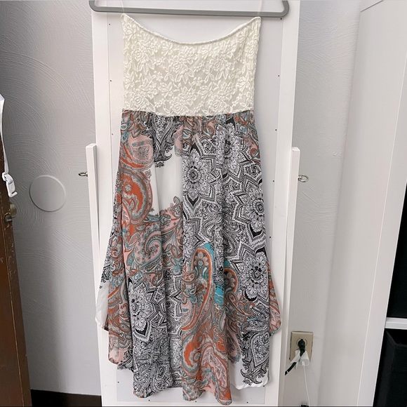 L8ter High-low Strapless Dress - Picture 5 of 6